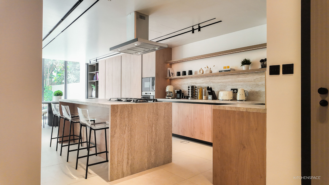 Scandinavian Minimalist Oak Kitchen